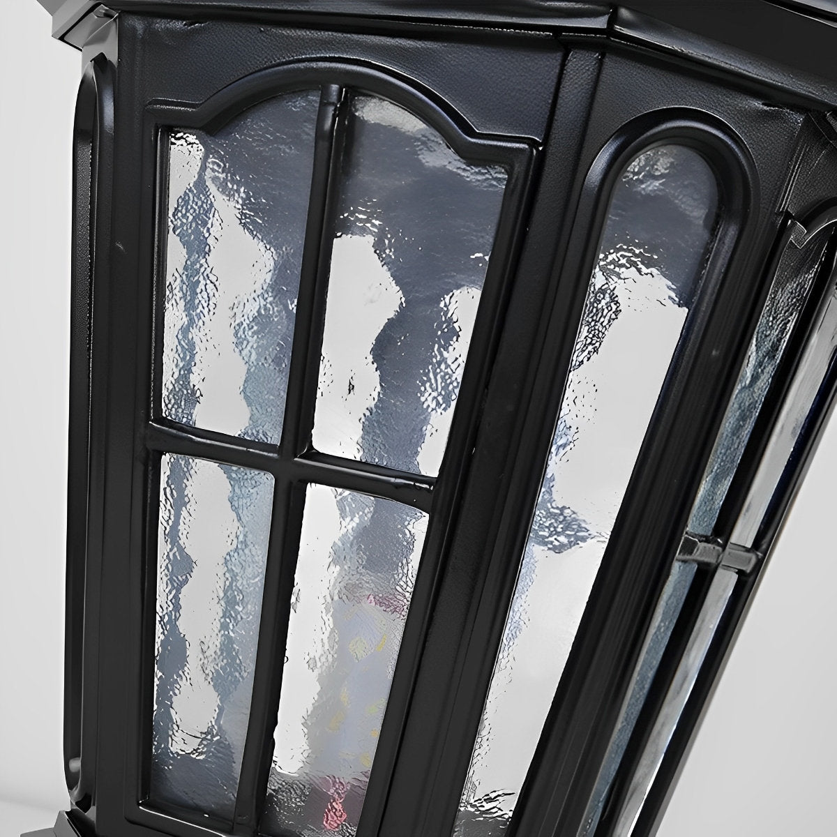 Retro Pavilion Shape Waterproof LED Solar Powered Fence Post Cap Lights - Flyachilles