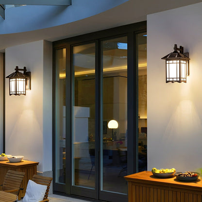 Retro Waterproof LED Vintage Solar Wall Lamp with Remote Wall Sconce Lighting - Flyachilles