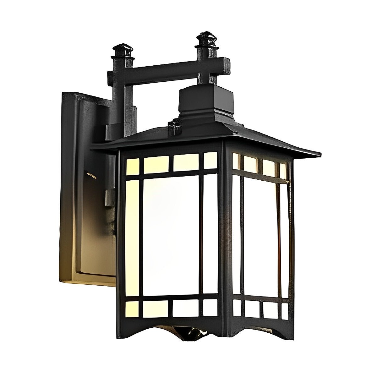 Retro Waterproof LED Vintage Solar Wall Lamp with Remote Wall Sconce Lighting - Flyachilles