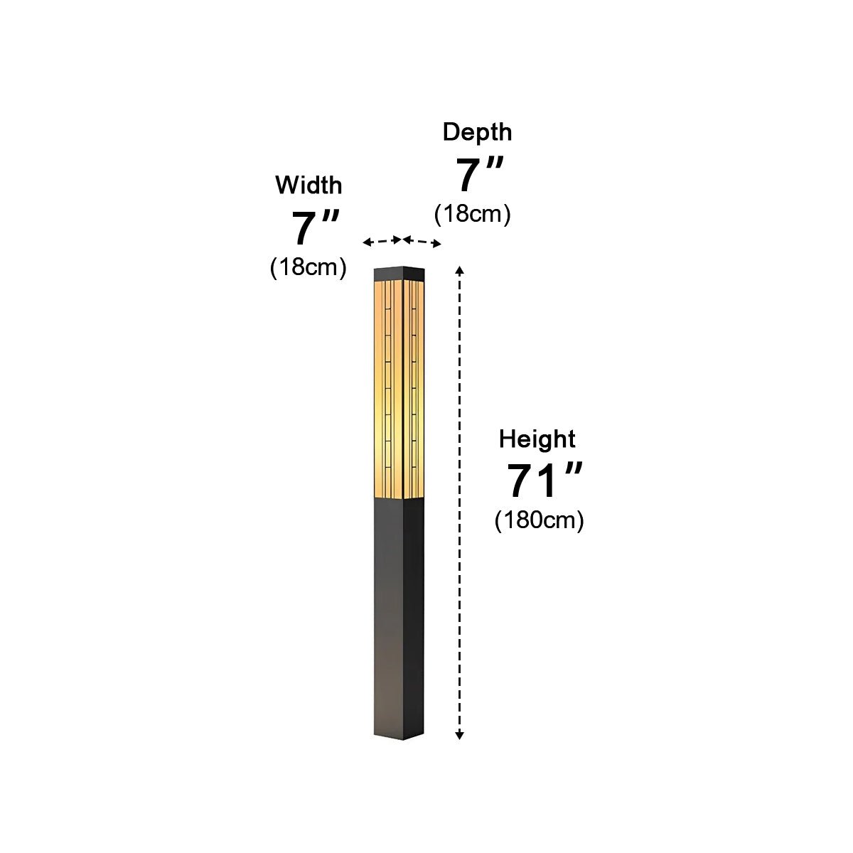 Retro Waterproof Outdoor Pole Lights Lamp Post Lights Street Light - Flyachilles