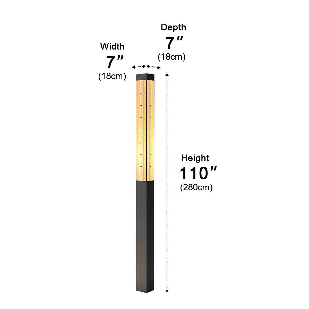 Retro Waterproof Outdoor Pole Lights Lamp Post Lights Street Light - Flyachilles