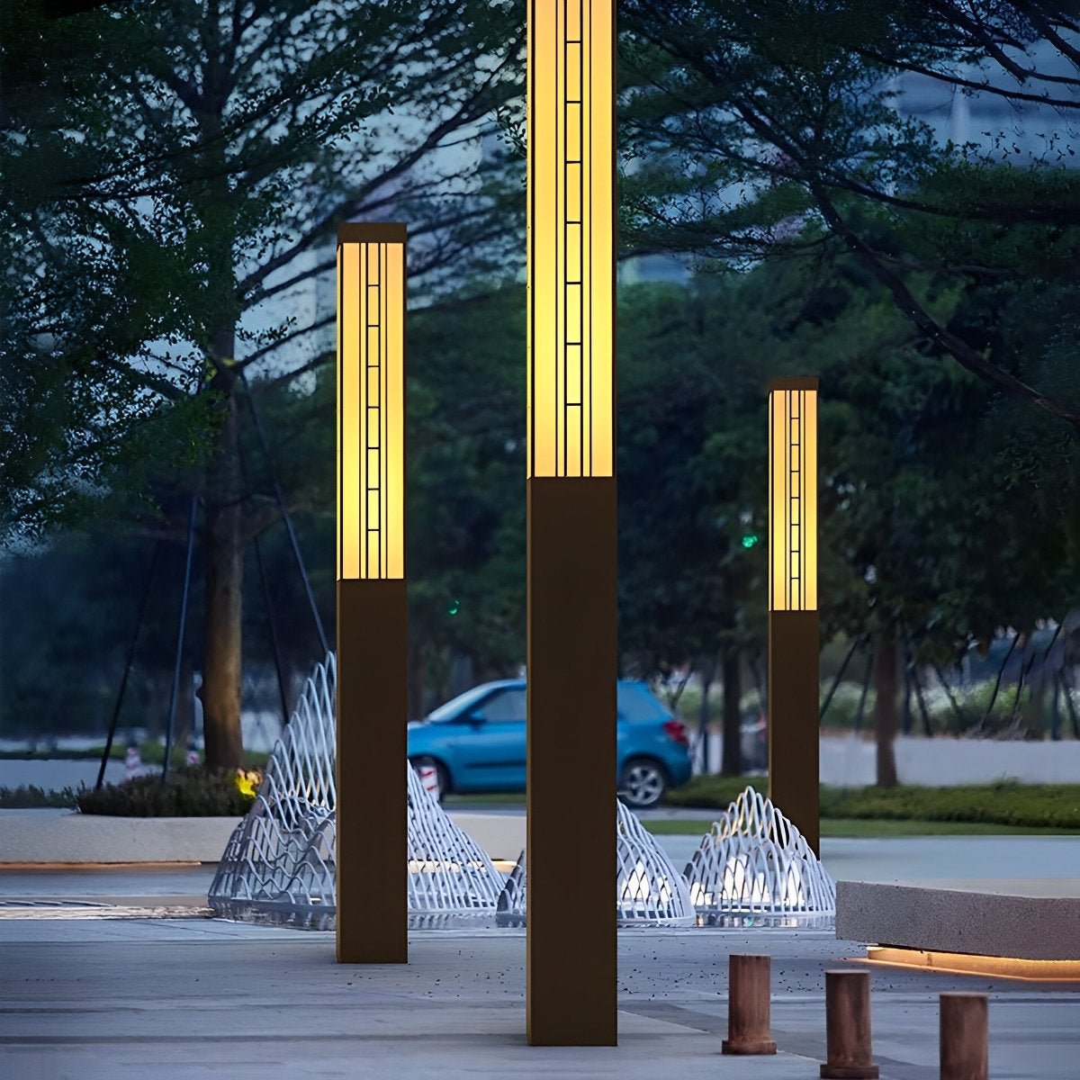 Retro Waterproof Outdoor Pole Lights Lamp Post Lights Street Light - Flyachilles