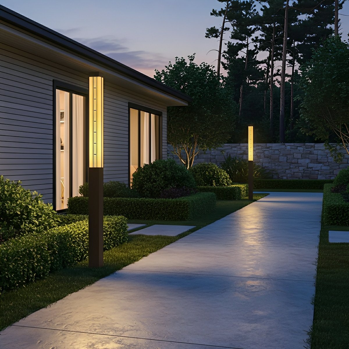 Retro Waterproof Outdoor Pole Lights Lamp Post Lights Street Light - Flyachilles