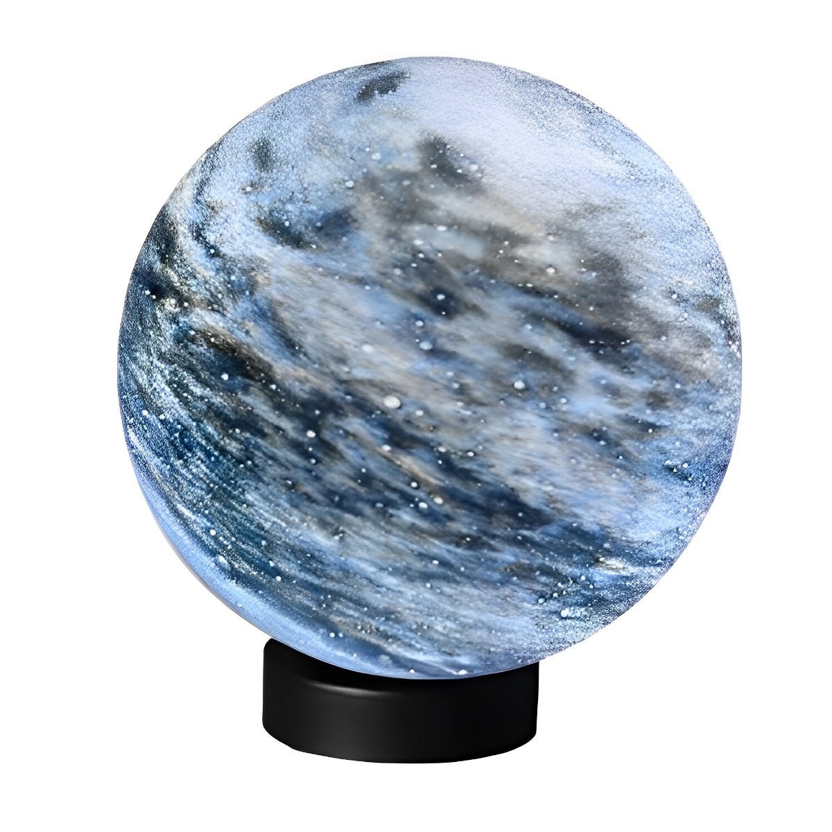 Round Glass Planets Design Waterproof Modern Outdoor Fence Post Lights Column Lighting - Flyachilles