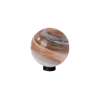 Round Glass Planets Design Waterproof Modern Outdoor Fence Post Lights Column Lighting - Flyachilles