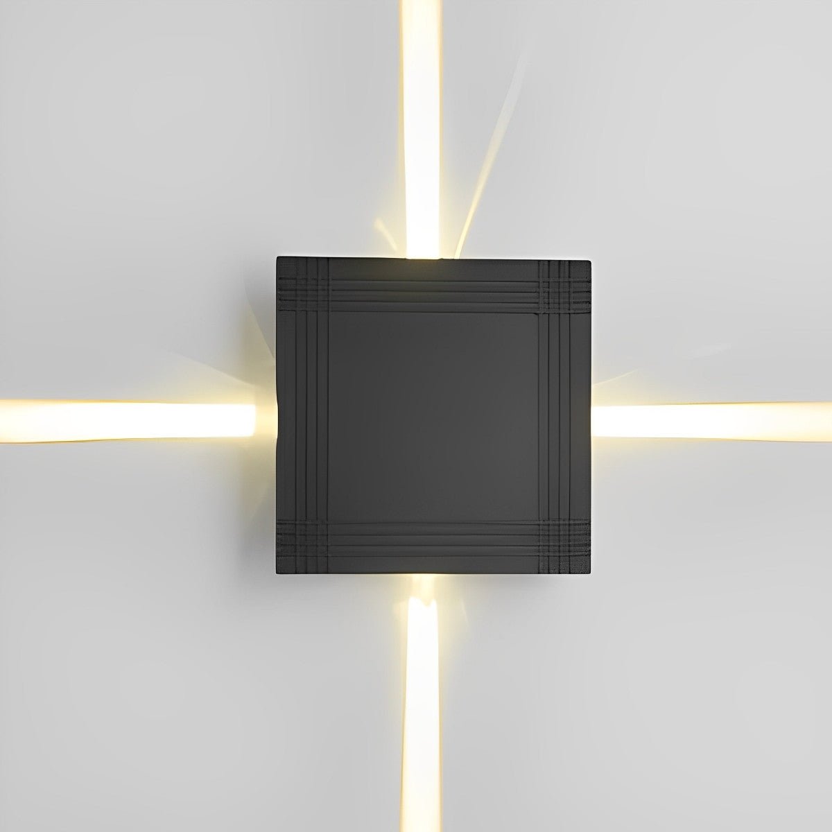 Round Square LED Cross Star Lights Waterproof Modern Wall Lamp Sconce - Flyachilles