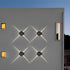 Round Square LED Cross Star Lights Waterproof Modern Wall Lamp Sconce - Flyachilles