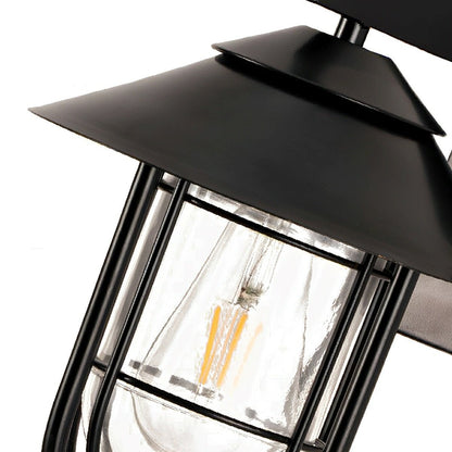 Rustic Birdcage Waterproof Outdoor LED Porch Wall Light - Flyachilles