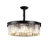 Rustic Modern Crystal Chandeliers Round Ceiling Lights - Flyachilles