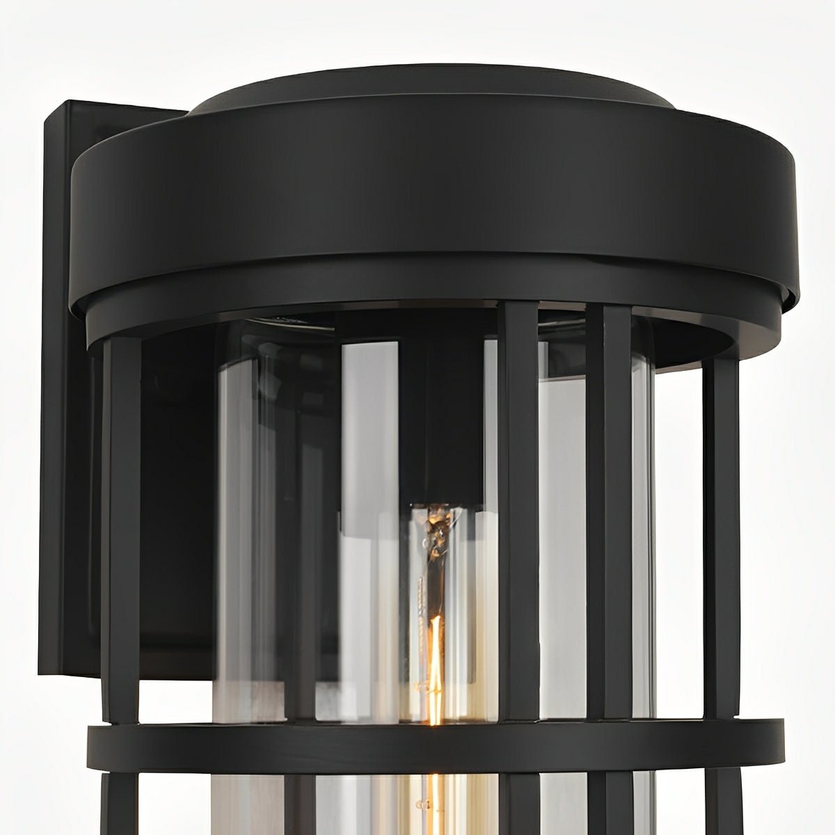 Rustic Modern Cylinder Waterproof Outdoor LED Porch Wall Lights - Flyachilles