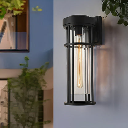Rustic Modern Cylinder Waterproof Outdoor LED Porch Wall Lights - Flyachilles