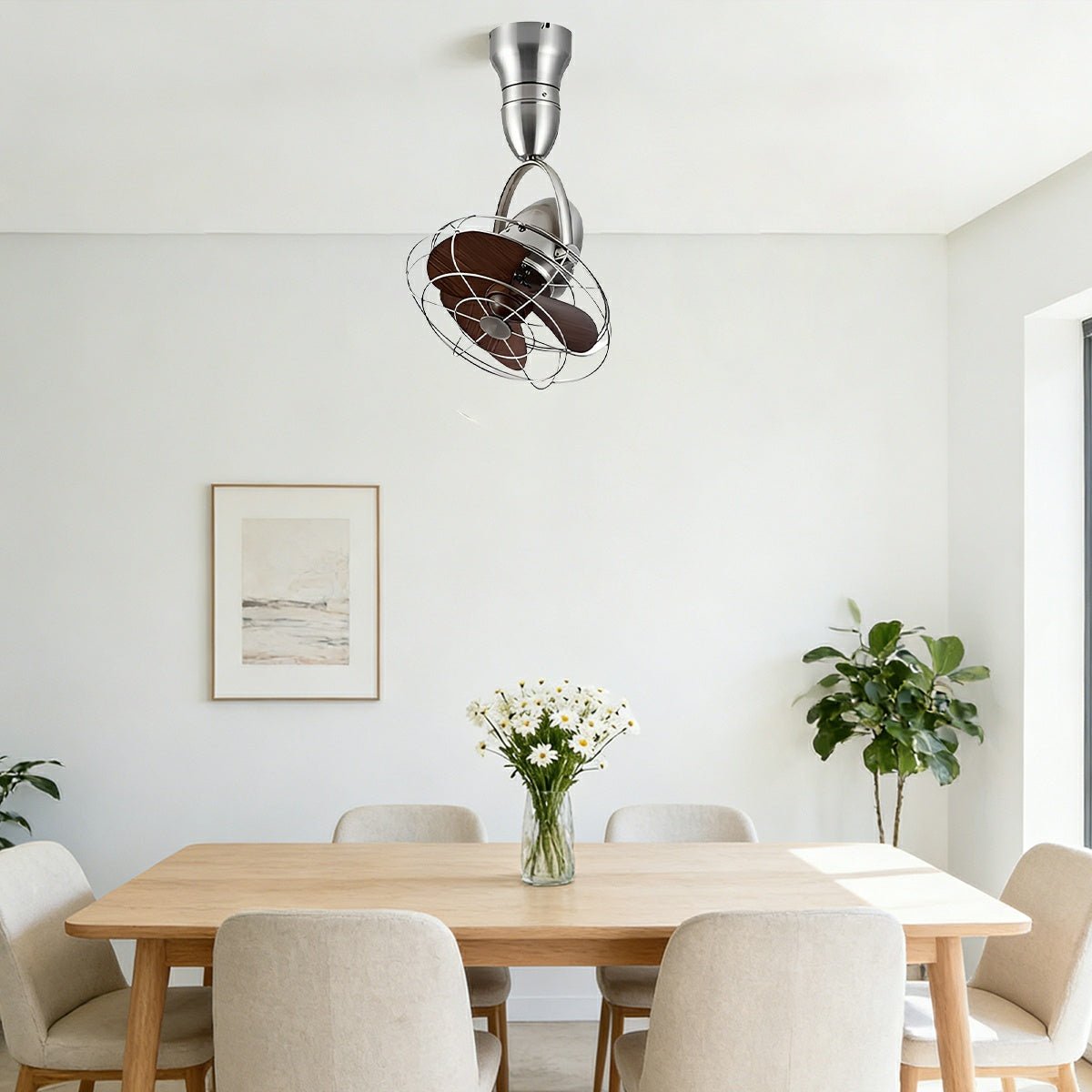 Rustic Modern Swing Rotation 6 - Speed Reverse Ceiling Fan - Flyachilles