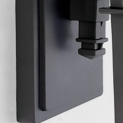 Rustic Square Waterproof Outdoor LED Porch Wall Light - Flyachilles
