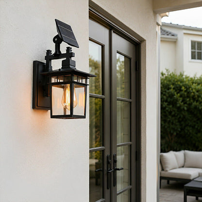 Rustic Square Waterproof Outdoor LED Porch Wall Light - Flyachilles