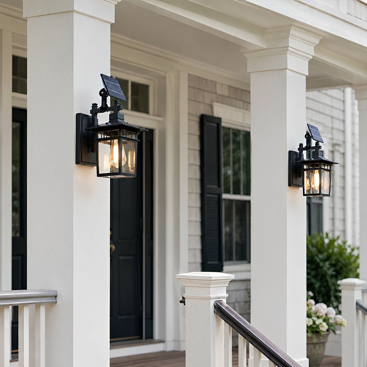 Rustic Square Waterproof Outdoor LED Porch Wall Light - Flyachilles