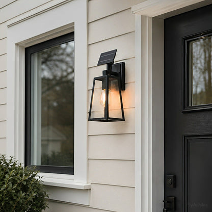 Rustic Trapezoid Waterproof Outdoor LED Porch Wall Light - Flyachilles