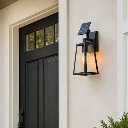 Rustic Trapezoid Waterproof Outdoor LED Porch Wall Light - Flyachilles