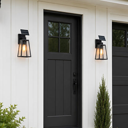 Rustic Trapezoid Waterproof Outdoor LED Porch Wall Light - Flyachilles