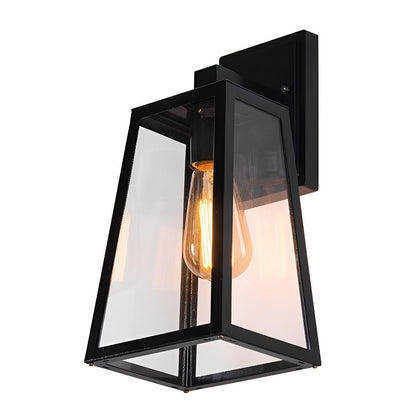 Rustic Trapezoid Waterproof Outdoor LED Porch Wall Light - Flyachilles