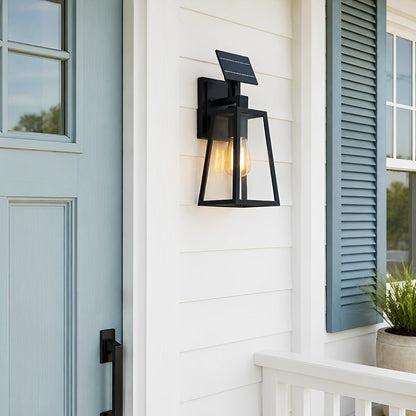 Rustic Trapezoid Waterproof Outdoor LED Porch Wall Light - Flyachilles