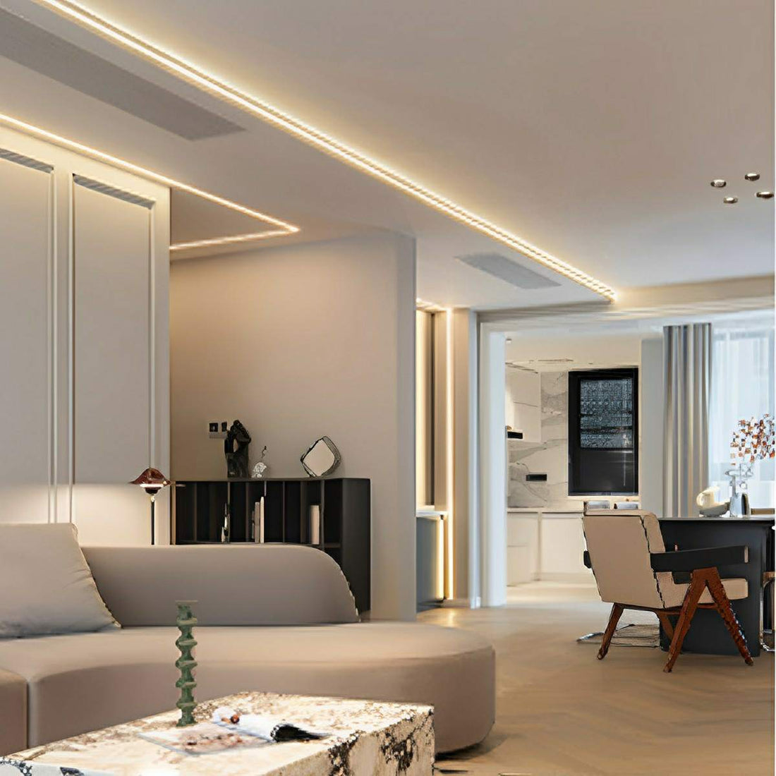 Skyline DC 24V Recessed COB LED Slim Flexible Linear Lights - Flyachilles