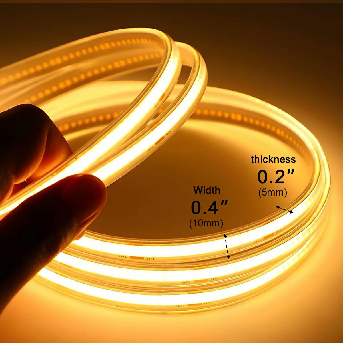 Solar COB DIY Waterproof Outdoor Recessed LED Flexible Linear Light - Flyachilles