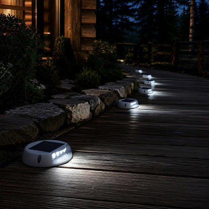 Solar Deck Stair Lights LED Outdoor Step Lights - Flyachilles