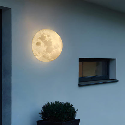 Solar Hemisphere Moon Waterproof Outdoor Porch LED Exterior Wall Lights - Flyachilles