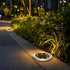 Solar Led Circular Shape Luminous Waterproof Embedded Ground Lights - Flyachilles