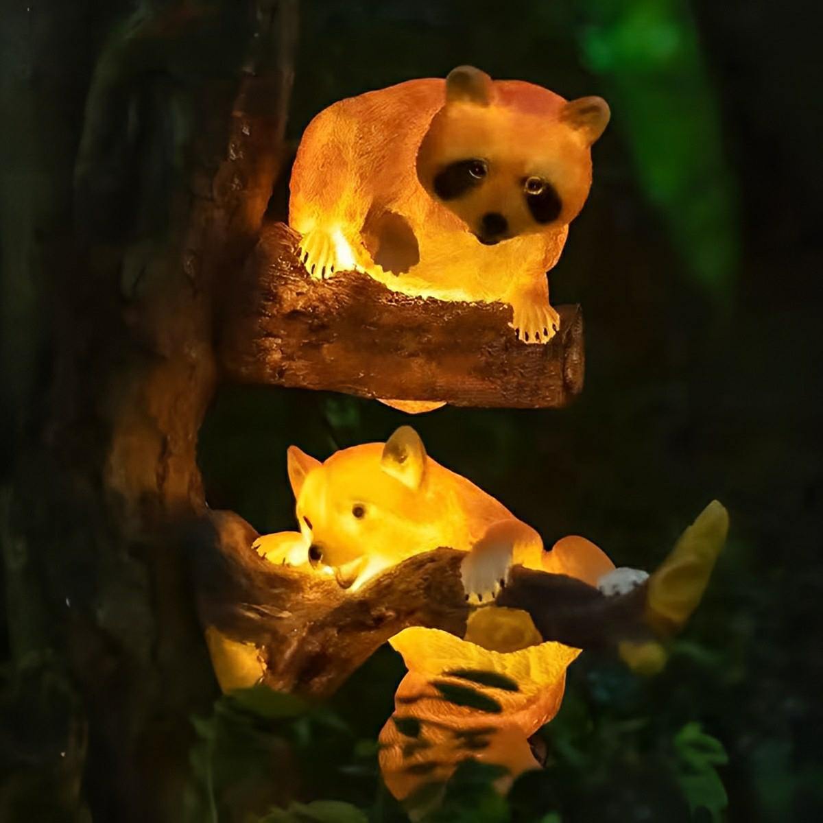 Solar Outdoor Waterproof Animal LED Hang Lights Trees Lights - Flyachilles