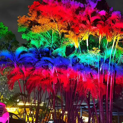 Solar Outdoor Waterproof RGB LED Spot Light Landscape Tree Lighting - Flyachilles