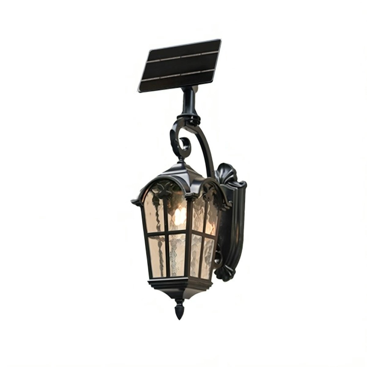 Solar Rustic Ancient Rome Cross Waterproof Outdoor LED Porch Wall Light - Flyachilles