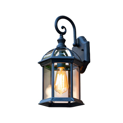 Solar Rustic Gazebo Waterproof Outdoor LED Porch Wall Lights - Flyachilles