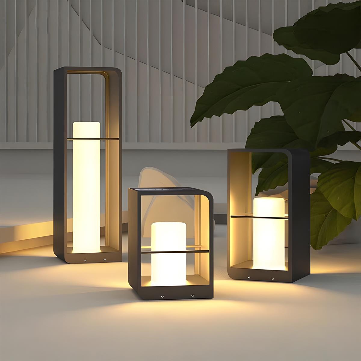 Solar Waterproof Archway Frame LED Outdoor Landscape Lighting - Flyachilles