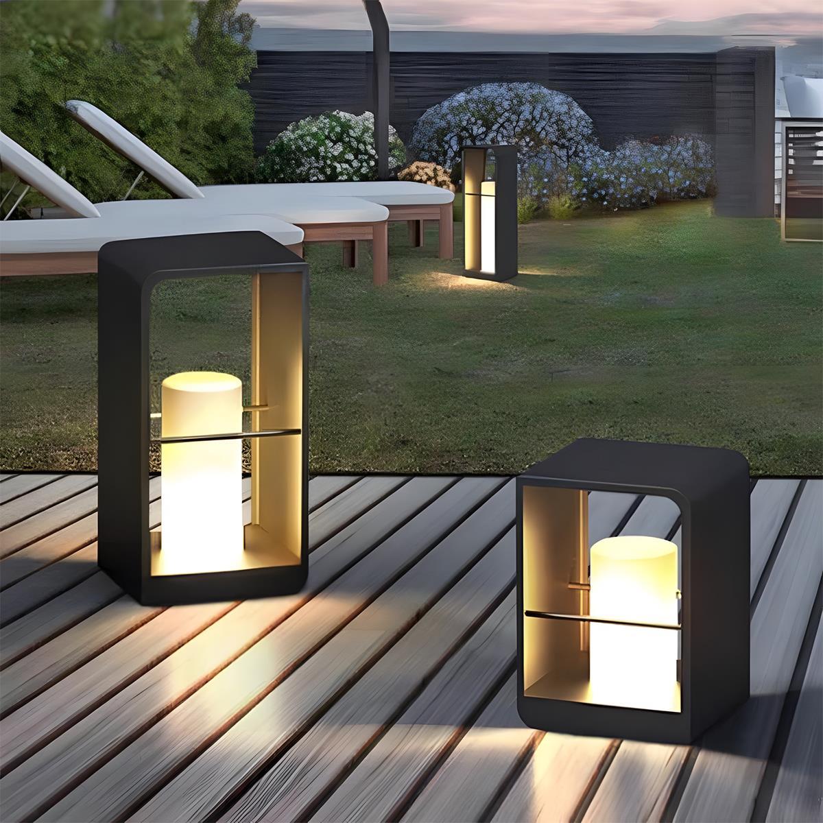 Solar Waterproof Archway Frame LED Outdoor Landscape Lighting - Flyachilles