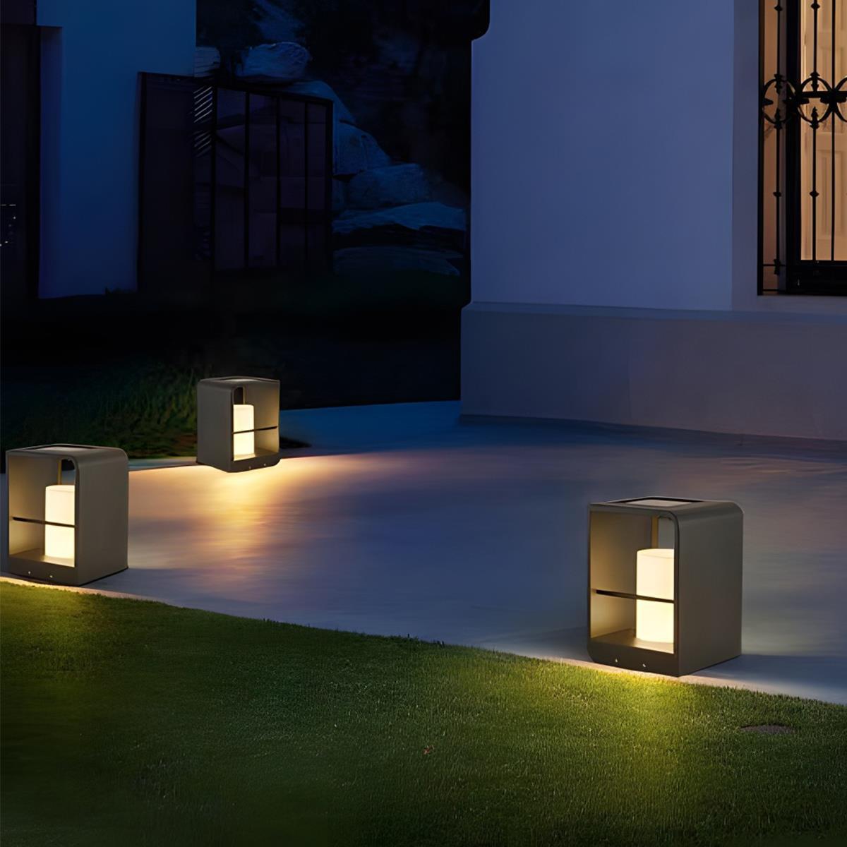 Solar Waterproof Archway Frame LED Outdoor Landscape Lighting - Flyachilles