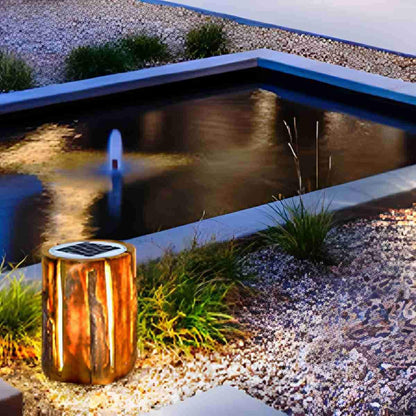 Solar Waterproof Artificial Tree Stump LED Outdoor Landscape Lawn Lighting - Flyachilles