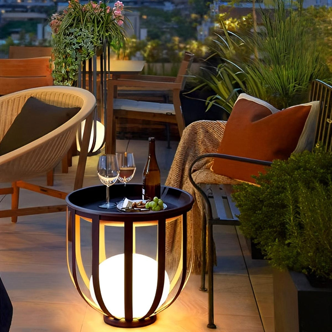 Solar Waterproof Hollow Flower Stand Landscape Outdoor Lawn Light - Flyachilles