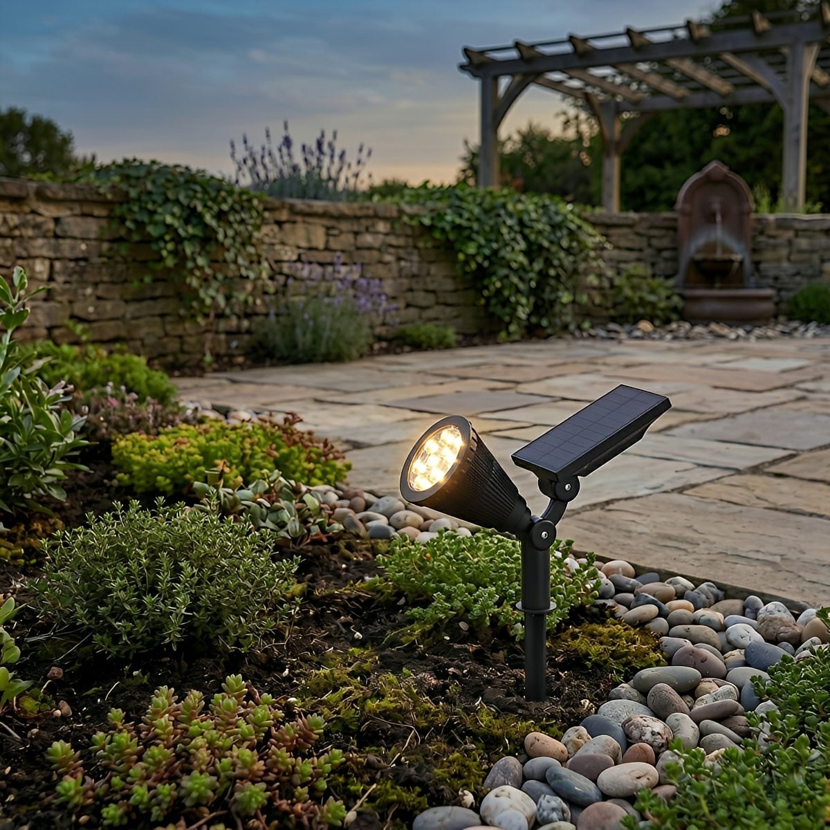 Solar Waterproof LED Landscape Tree Lighting Outdoor Spot Light - Flyachilles