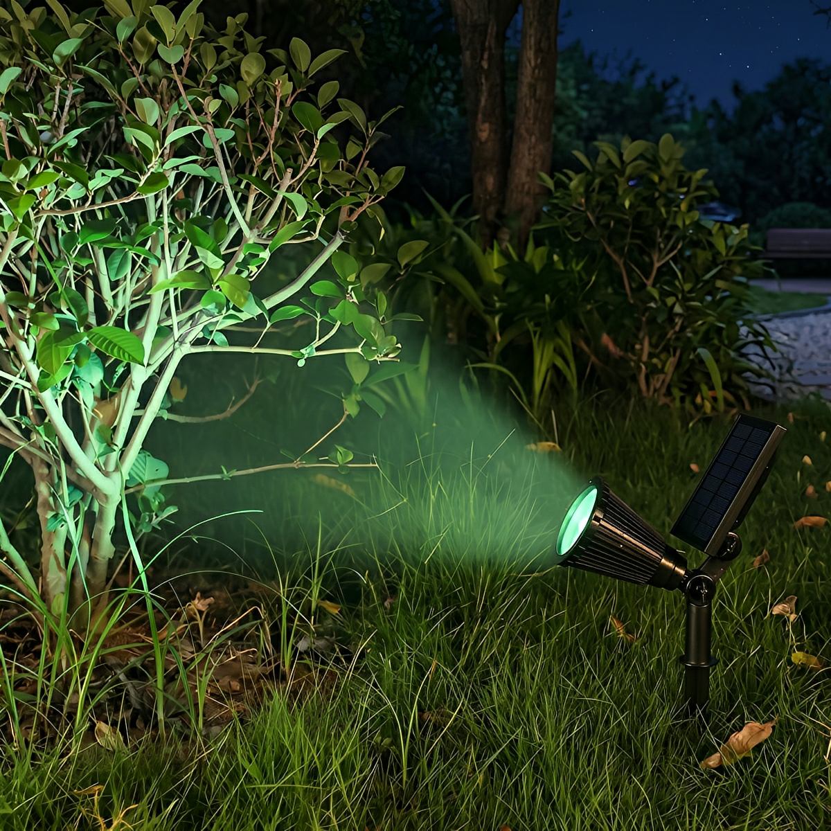 Solar Waterproof LED Landscape Tree Lighting Outdoor Spot Light - Flyachilles