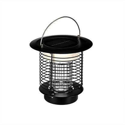 Solar Waterproof LED Outdoor Mosquito Bug Zapper Killer Hanging Lantern Rechargeable - Flyachilles