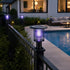Solar Waterproof LED Outdoor Mosquito Bug Zapper Killer Post light Rechargeable - Flyachilles