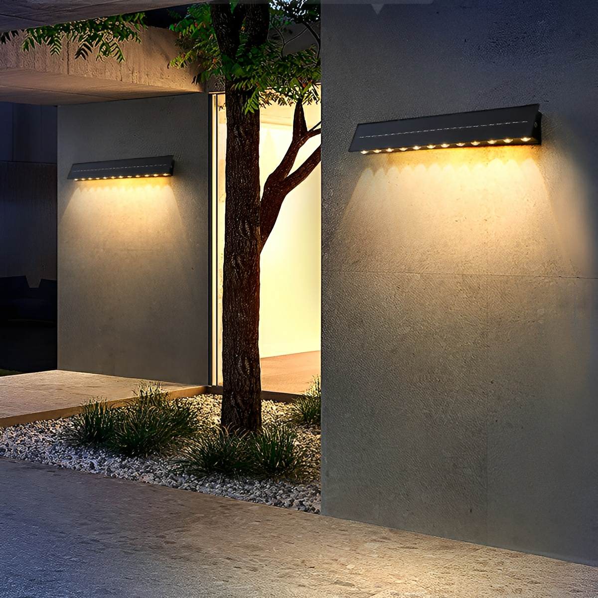 Solar Waterproof Modern Down LED Outdoor Wall Washer Light - Flyachilles