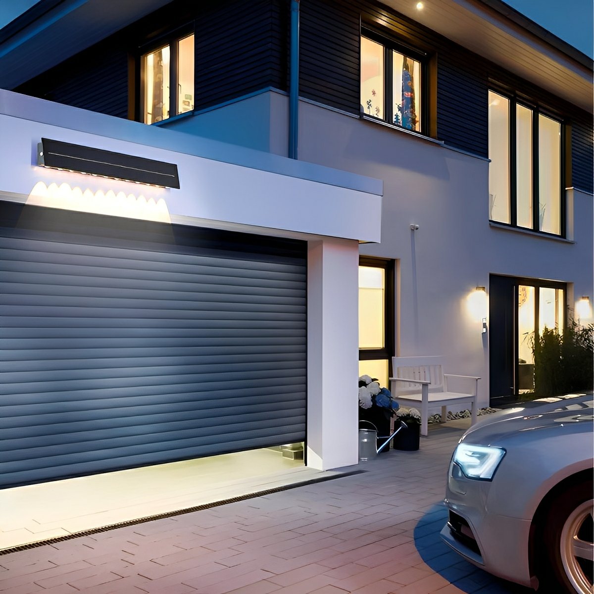 Solar Waterproof Modern Down LED Outdoor Wall Washer Light - Flyachilles