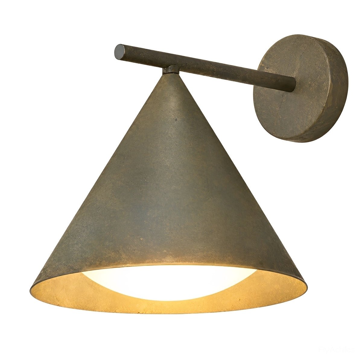 Solar Waterproof Modern Minimalist Bell LED Outdoor Wall Sconces - Flyachilles