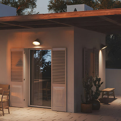 Solar Waterproof Modern Minimalist Bell LED Outdoor Wall Sconces - Flyachilles
