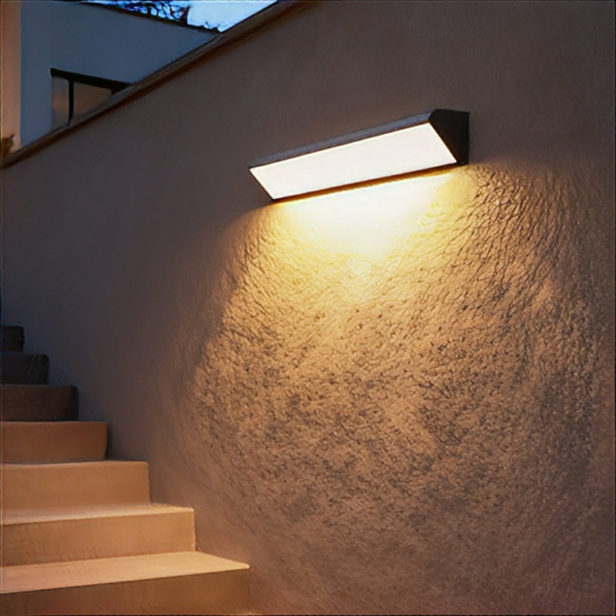 Solar Waterproof Outdoor LED Strip Lights Porch Light Exterior Wall Lights - Flyachilles