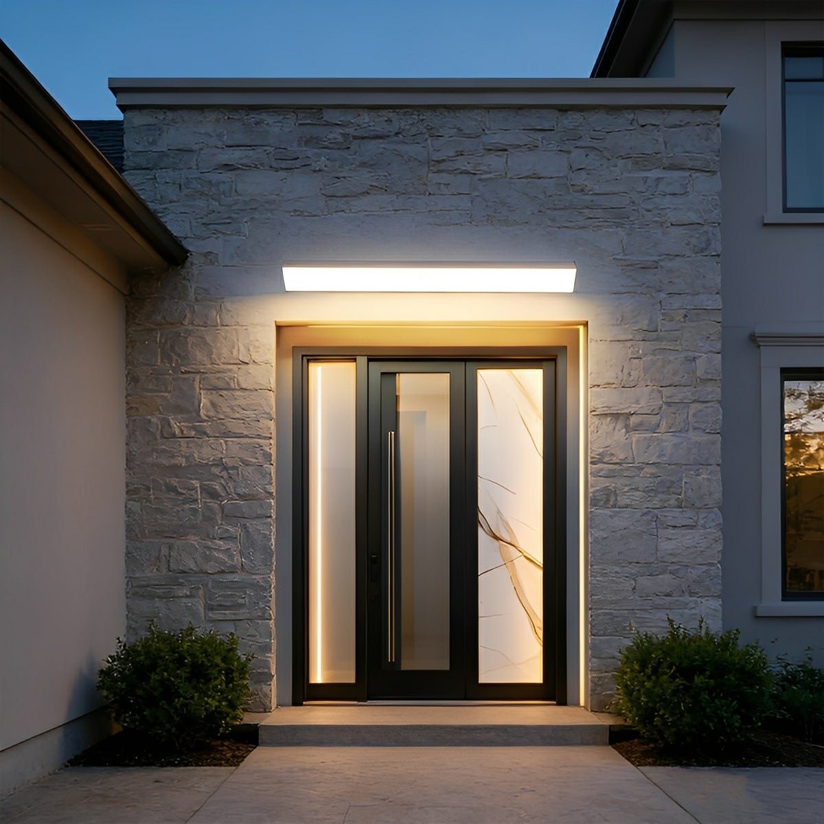 Solar Waterproof Outdoor LED Strip Lights Porch Light Exterior Wall Lights - Flyachilles