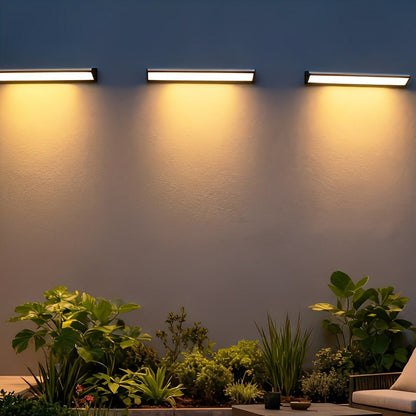 Solar Waterproof Outdoor LED Strip Lights Porch Light Exterior Wall Lights - Flyachilles
