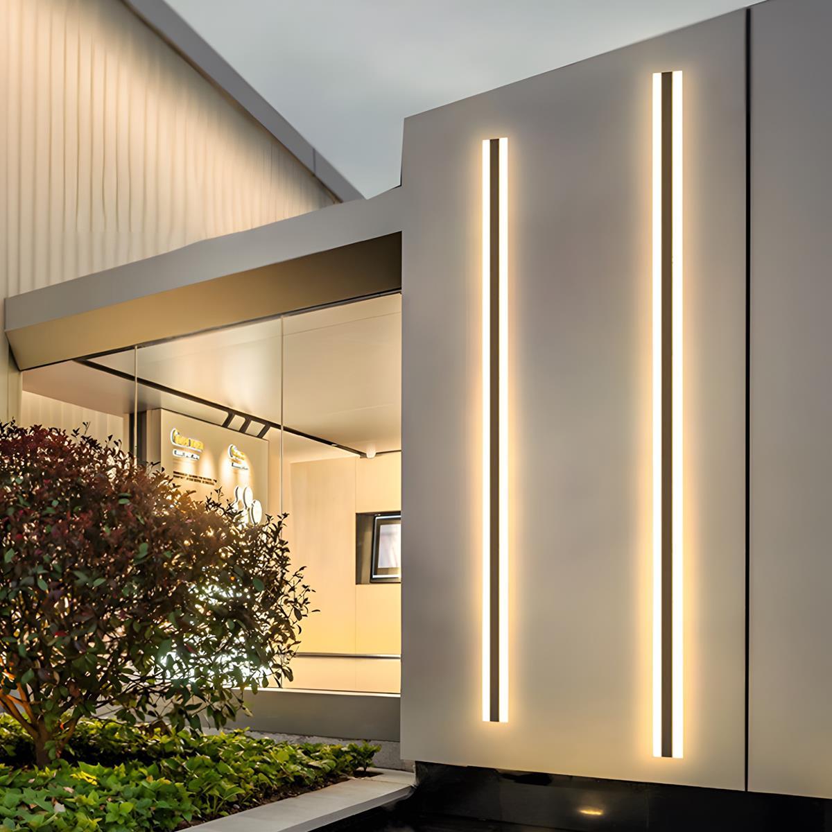 Solar Waterproof Outdoor LED Strip Porch Light Exterior Wall Lights - Flyachilles
